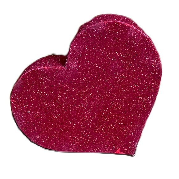 Vtg. LUSH Red Sparkle "True Love" Empty Gift Box: Reuse/Display/Collect, Box #1 - Picture 5 of 5